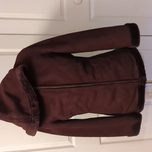 Ladies Pile-Lined Hooded Jacket - Picture 1 of 5
